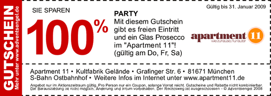 Gutschein der Adventsengel München